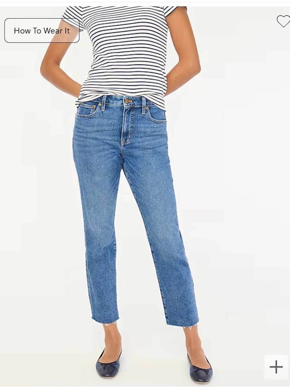 J CREW TALL CURVY ESSENTIAL STRAIGHT JEAN IN ALL DAY STRETCH